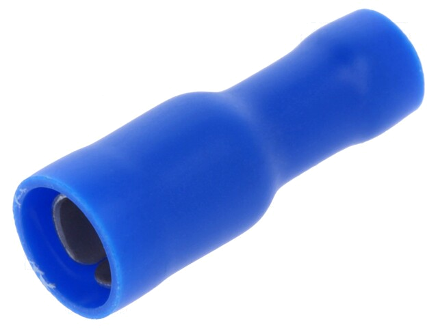 Connector: rond; vrouwelijk; Ø: 5mm; 1,5÷2,5mm2; klemmen; vertind Connector: rond; vrouwelijk; Ø: 5mm; 1,5÷2,5mm2; klemmen; vertind